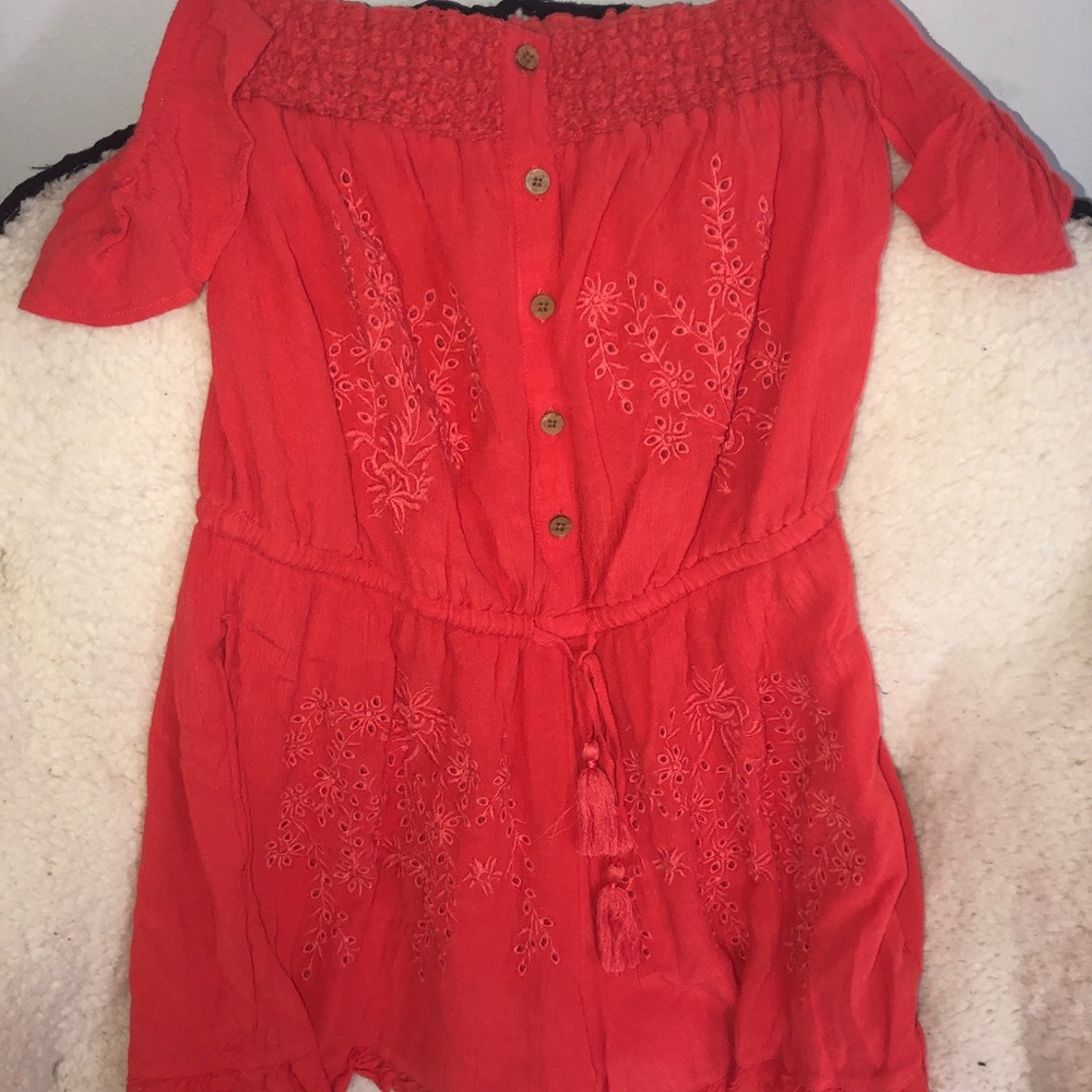Orange romper